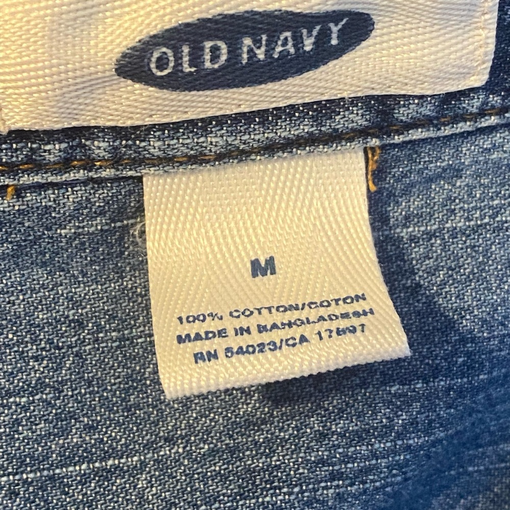Old Navy Classic Blue Denim Shirt - Picture 6 of 6